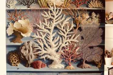 Cabinet of Corals, Oil on Board